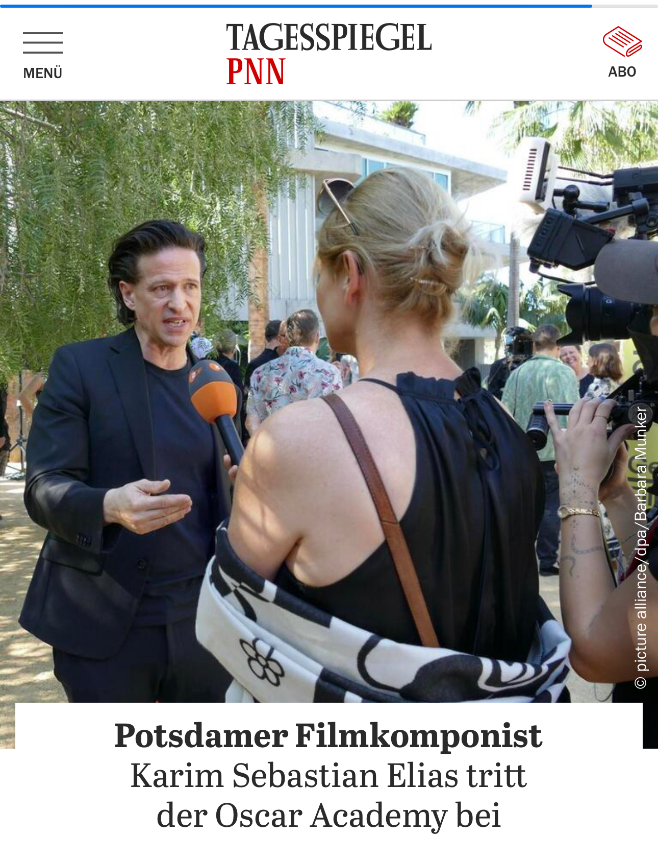Karim Sebastian Elias im Interview mit dem Tagesspiegel
